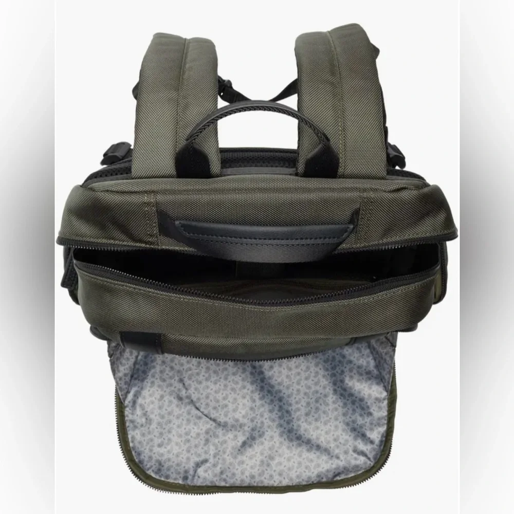 Bonobos Ballistic Nylon Laptop Backpack Olive Green NWT GHB7160B $350